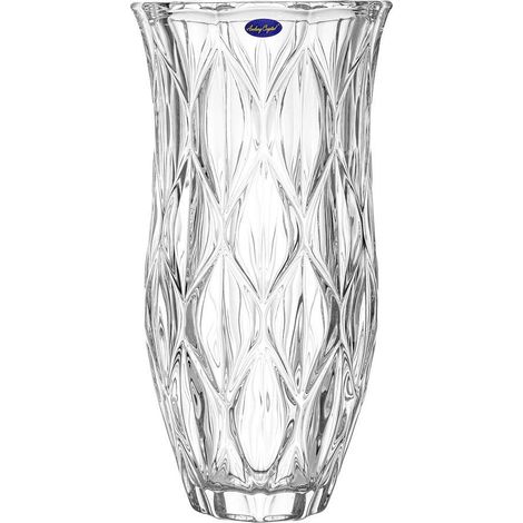Grand Vase Floral Transparent de 30,5 cm de Haut (15,2 cm en Haut et 7,6 cm en Bas) (1/4)