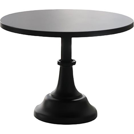 Présentoir à gâteaux rond en métal antirouille, support à gâteaux haut et présentoir à cupcakes pour anniversaires et fêtes (taille M). (1/5)
