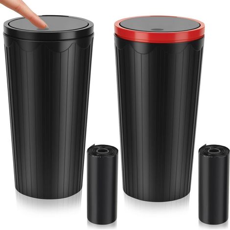 2er Set Auto Mülleimer mit Deckel, wasserdicht & tragbar (1/5)