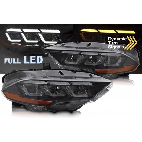 Paire feux phares avant Ford Mustang de 2018 a 2022 Full Led-42654410 (1/5)