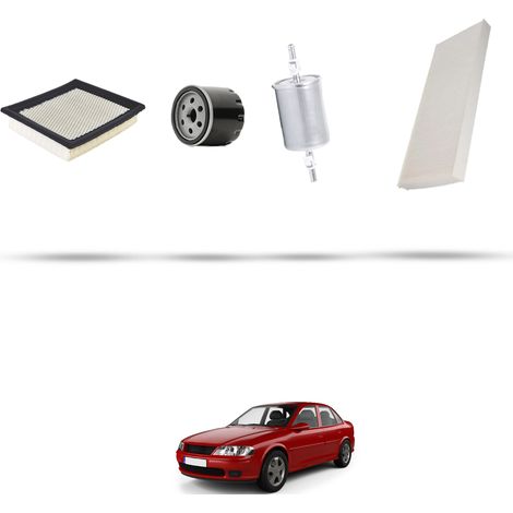 Kit tagliando 4 filtri compatibile con Opel Vectra C 1.8i 16v 81kw dal 2002 (1/5)