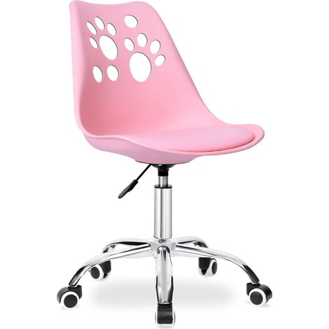 Sedia girevole rosa Grover