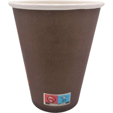 Pappbecher 300 ml braun Enjoy Drink Go 50 Stück SUP