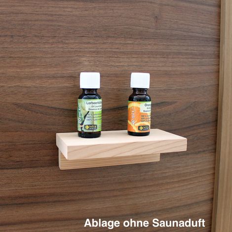 Infraworld Saunaregal Ablage Design 150 in Espe 150 x 80 x 46 mm S2237-2 (1/5)