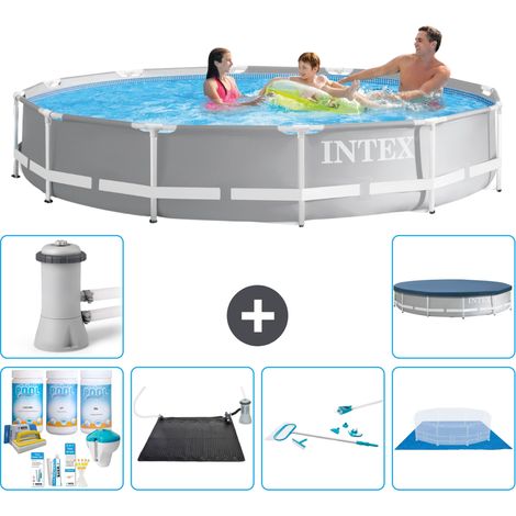 Intex Piscine Prism Frame Ronde - 366x76 cm - 7-pièces S20518 (1/5)