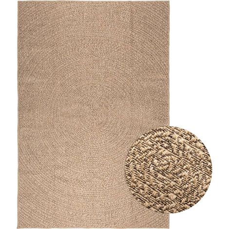 Teppich ZIZUR 200x290 cm Jute-Optik Indoor und Outdoor
