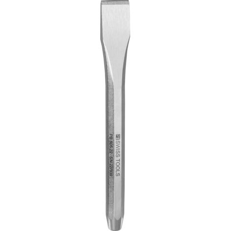 PB Swiss Tools Burin plat de mécanicien, qualité spéciale, Longueur totale: 180 mm