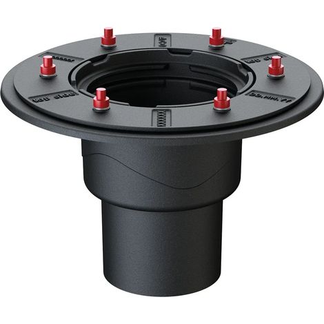 ACO Dachablauf Passavant Spin DN125/90Grad/Guss Pressflansch, 7035.10.12