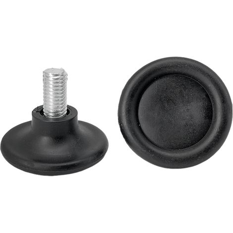 Patas niveladoras deslizantes ajustables M101845mm para muebles, aptas para patas de mesas y armarios, 20 unidades por paquete. (1/5)