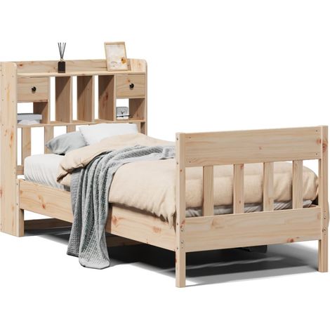 Maison Exclusive - Giroletto senza Materasso 90x200 cm in Legno Massello di Pino