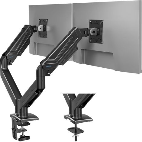 Support Ecran PC 2 Ecran Ressort à Gaz, 15-34 Pouces, 12 kg par Bras (1/5)