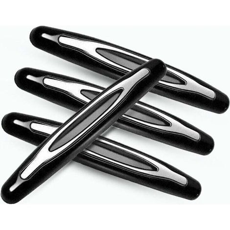 Protecteur de Bord de Porte,4 Pièce Garniture de Protection de Pare Chocs Voiture Bandes Anti Collision pour la Protection de Pare Chocs de Porte Avant et Arrière de Voiture(Noir) (1/4)