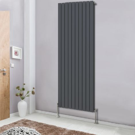 NRG Designer Radiator Flat Panel Central Heating Rads Anthracite Vertical 1800x680mm Double (1/5)