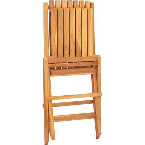 Maison Exclusive - Sedie da Giardino Pieghevoli 6pz 47x47x89cm Legno Massello Teak