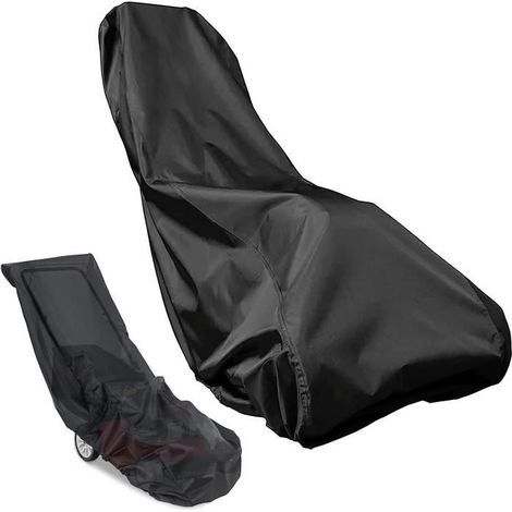 Tonnenschutzhülle aus Oxford 210D - Wasserdicht - 193 x 112 x 64 cm - Schwarz