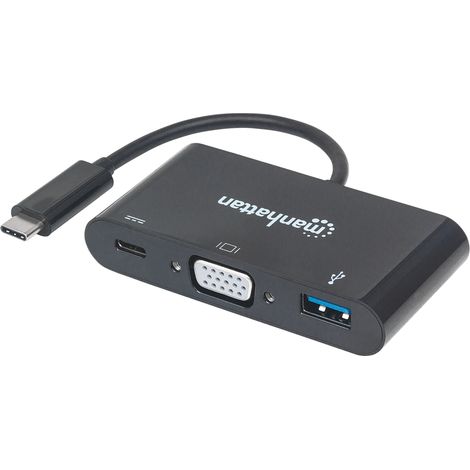 Manhattan Convertitore USB Tipo C Mini-Docking (1/5)