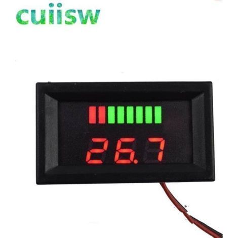 12–60 V – LED-Anzeige, Kapazitätstester für Blei-Säure-Batterien, Voltmeter, Verpolungsschutz (1/3)