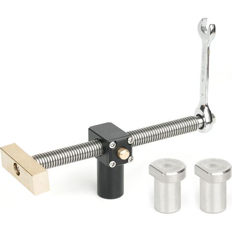 Support de serrage ajustable pour établi, fixation rapide pour bois, pince de menuisier pour trou de 20 mm, outil de bridage pour pièce à usiner (1/4)
