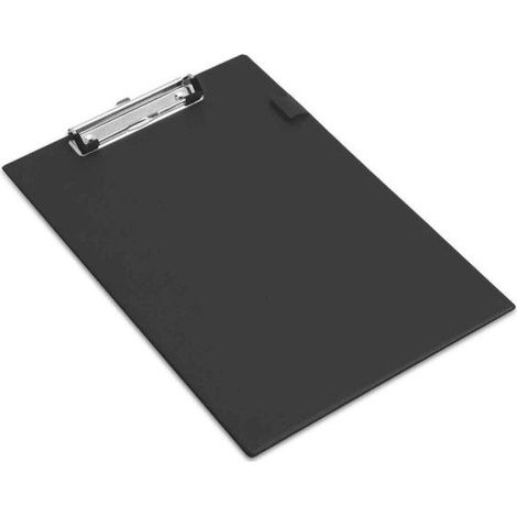 Porte-Blocs Standard - RAPESCO - A4 - Noir - PVC - Pince forte
