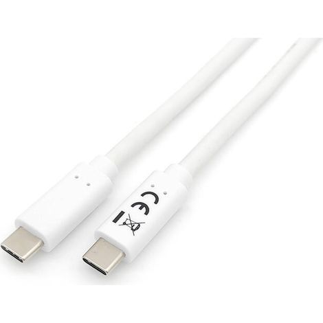 Cable USB-C a USB-C Equip 12836107101 Blanco (1/4)