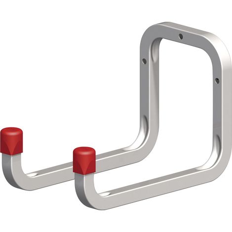 alfer Gerätehaken T 32,5 x H 12 x B 9,8 cm verzinkt Haken Wandhaken Gerätehalter