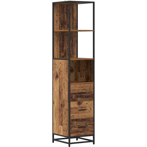 Maison Exclusive - Badezimmermöbel-Set Altholz 35 x 37,5 x 166 cm