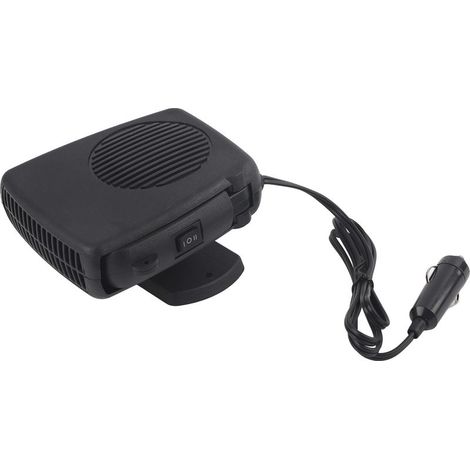 GARRYFIZH Protection de pare-brise 12 V 150 W, ventilateur de chauffage et de refroidissement en céramique portable pour voiture, dégivreur 2 en 1, adapté à la plupart des voitures