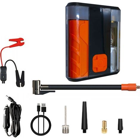 Compresseur d'air portable et rechargeable pour gonfler les pneus de vélo, de voiture ou de moto.-AquaForge