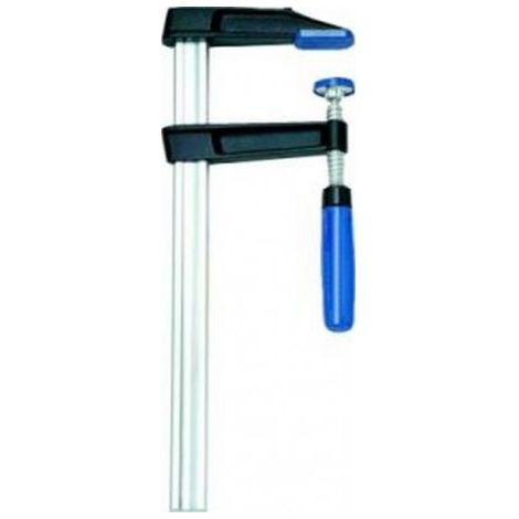 Serre-joint en fonte malléable, Capacité de serrage : 600 mm, Portée 120 mm, Glissière 35 x 11 mm