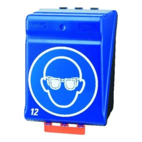 Gebra Box f.12Schutzbrillen Secu-Box Maxi12 blau 236x315x200mm ABS-Ku. (1/3)