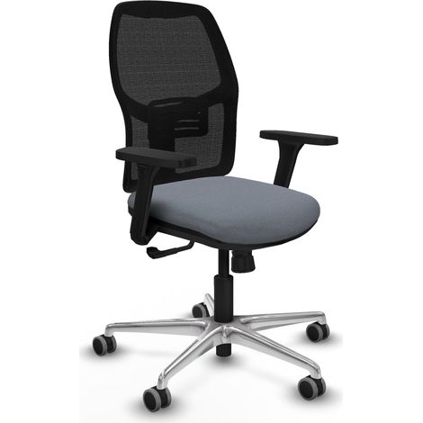 Chaise de bureau piqueras y crespo Alfera noir mousse découpée (1/2)