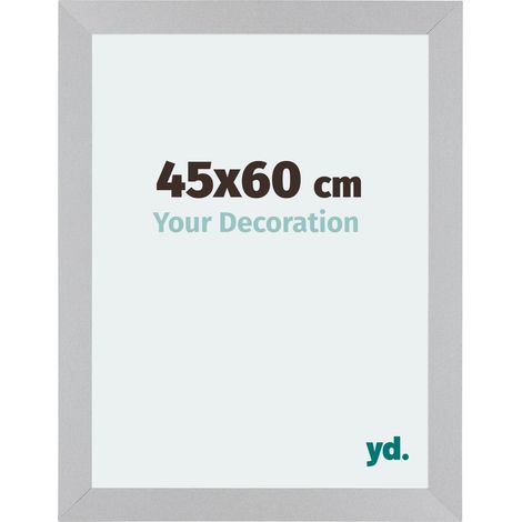 Cadre Puzzle 45x60 cm - Argent Mat - MDF - Mura. (1/5)