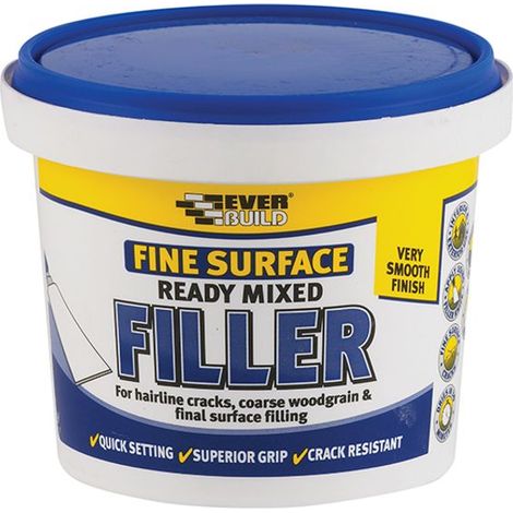 Everbuild Fine Surface Filler Ready Mix 600g EVBRMFINE