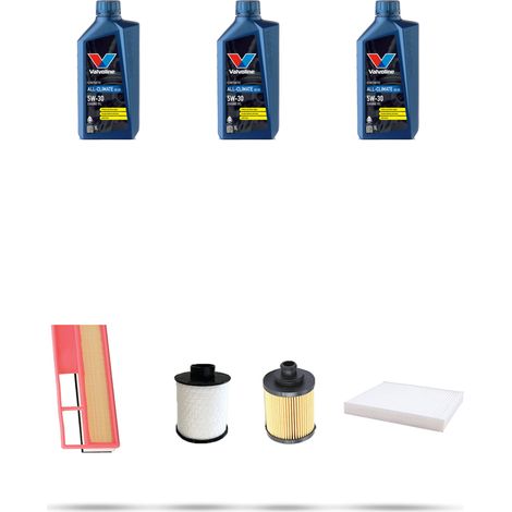 Kit tagliando 4 FILTRI e 3L OLIO compatibile con Lancia Musa 1.3 Mjt 51kw 2004 (1/5)