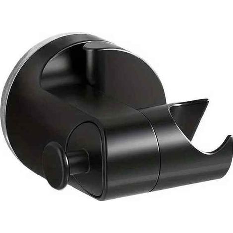 1 pièce support pomme de douche réglable, ventouse forte, base douche sans perçage, universel pour salle de bain