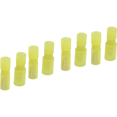 Elektrische Steckverbinder mit Nylon-Aderendhülsen (männlich/weiblich), isolierten Schläuchen für 4–6 mm² Drähte, Schnellverpress-Anschlussdose, 10er-Packung (1/5)