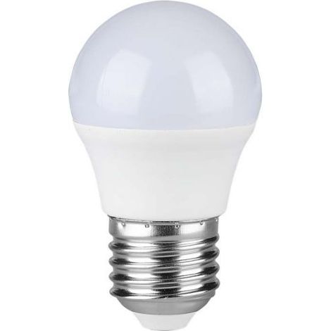 V-TAC PRO VT-246 Lampadina Chip LED Samsung SMD 4,5W E27 Mini Globo G45 bianco naturale 4000K - SKU 21175