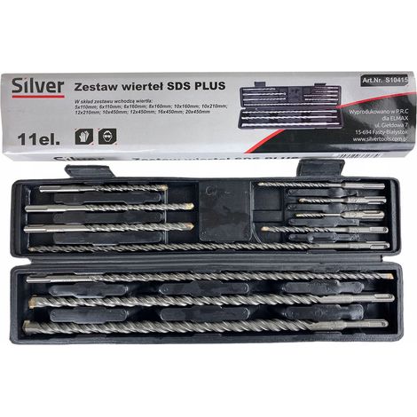 Juego de brocas para hormig贸n SDS Plus 11 piezas