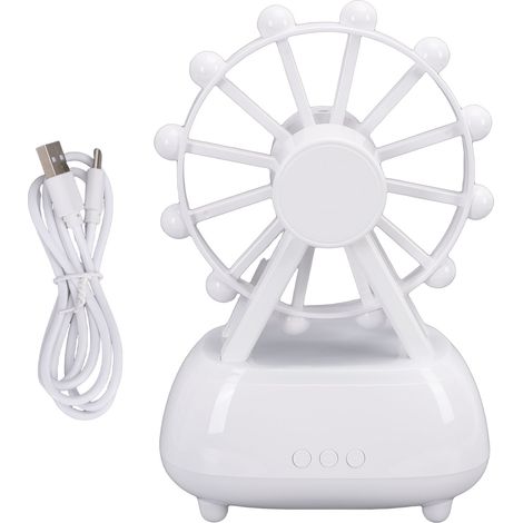 Humidificateur air avec enceinte Bluetooth veilleuse – Roue Ferris rotative diffuseur huile essentielle maison chambre, humidificateur (1/5)
