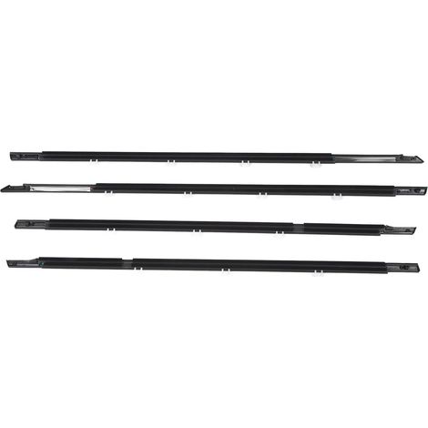 4 Joints Joint de Vitre Auto 72910TA0A01 pour Accord 8e Génération 2008-2012, Bande d'Étanchéité en Caoutchouc pour Fenêtre (1/5)