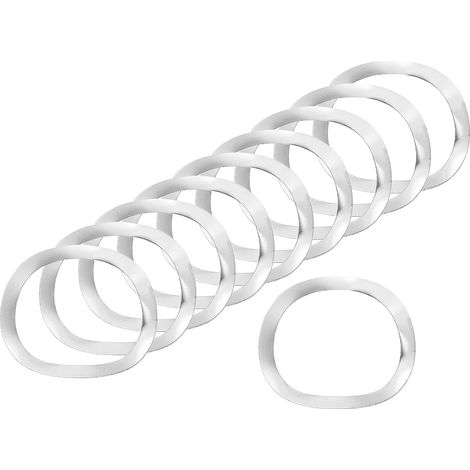 CCYKXALot de 20 rondelles à ressort ondulées, 23 mm x 29 mm x 0,3 mm (ODxIDxT) inoxydable 304 pour boulons à vis, rondelles ondulées pour machines (argent) (1/5)