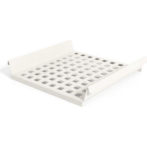 Grille anti-feuilles pour boîte à eau 200 x 200 mm - Blanc RAL 9002 – LPP Blanc (1/2)