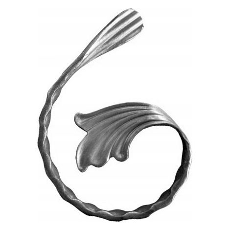 Spiralelement, sechs geschmiedete Elemente, 10.251 12X6 H150XL100