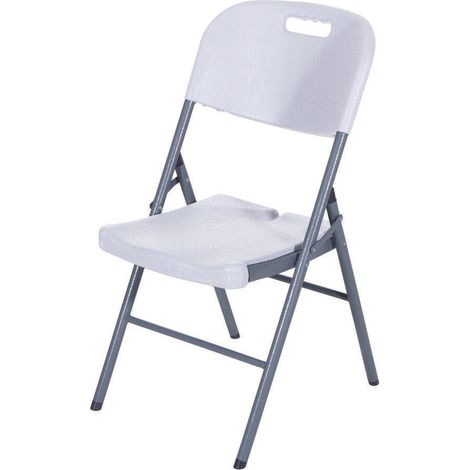 Sedia pieghevole bianca 45x50 H88 cm (1/2)