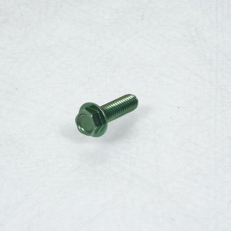 Vis Hexagonale mâle 8mm M6pas 100 20mm annodisé Vert 3AS Racing (1/2)