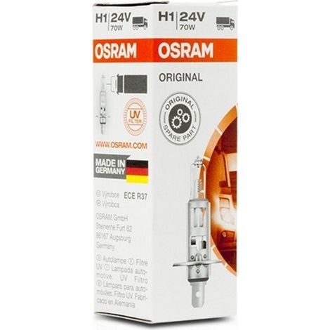 Lumiere halogene H1 64155 70W 24V P14,5S (1/4)