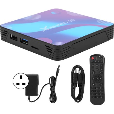 Boîtier TV Internet X88 PRO10, double fréquence Wi-Fi, Bluetooth 4.0 pour Android 10.0, 100-240 V (1/5)