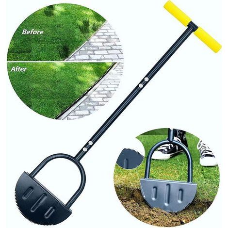 Coupe-bordures à long manche – Outil de finition des bordures de pelouse pour jardin et extérieur (1/5)