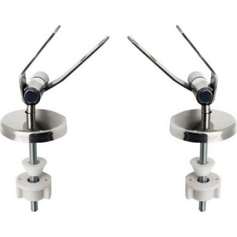 KIT CERNIERE INOX PASSANTE MOD. S01