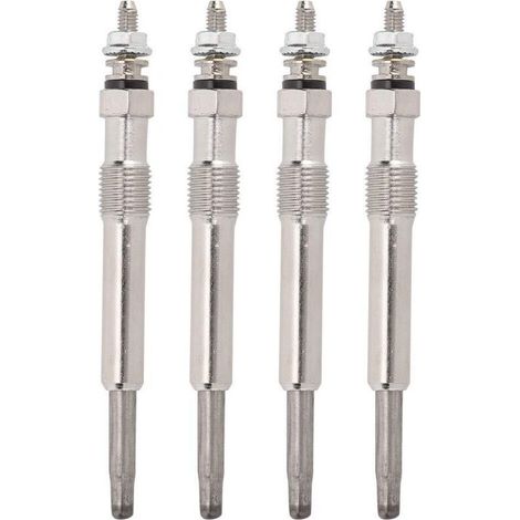 Kit de 4 bougies de préchauffage pour Renault Clio/Kangoo/Trafic – Remplacement direct 7700100558 – Installation facile
